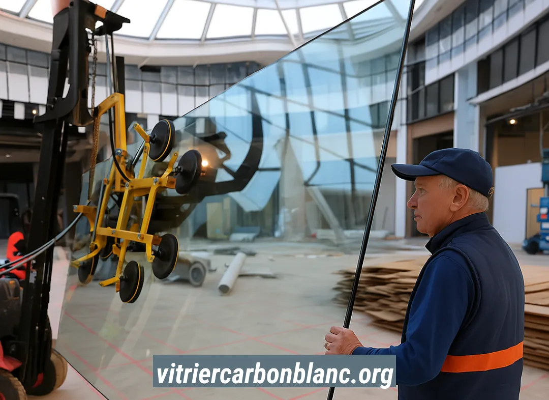Remplacement de vitrine magasin Carbon-Blanc